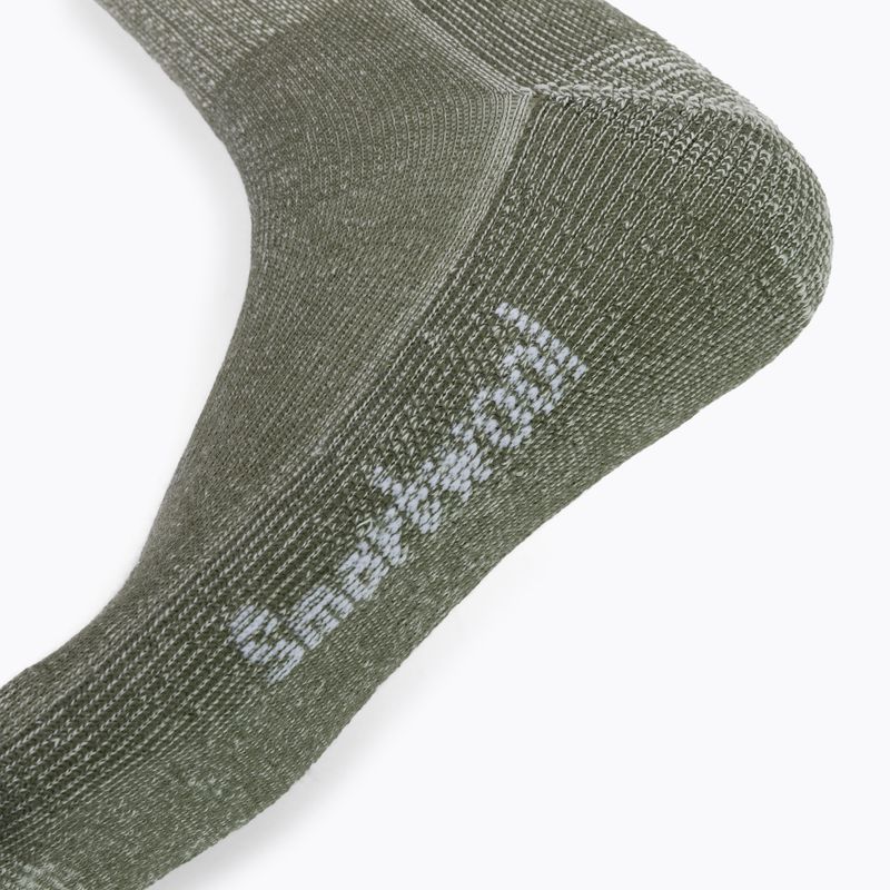 Smartwool Hike Classic Edition Light Cushion Crew katonai olívazöld trekking zokni SW012901D12 3