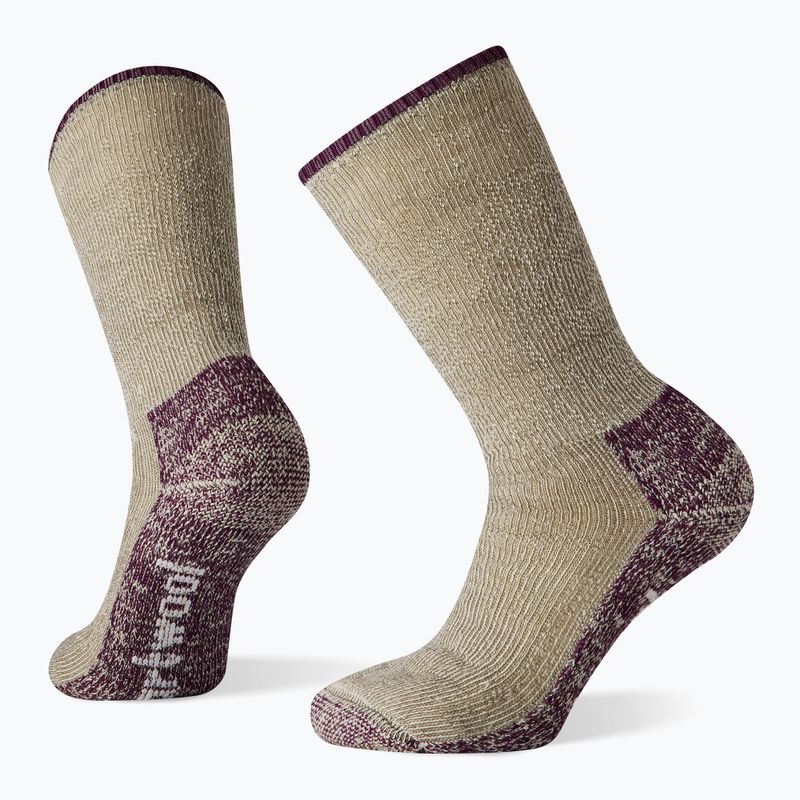 Női túrazokni Smartwool Mountaineer Classic Edition Maximum Cushion Crew taupe