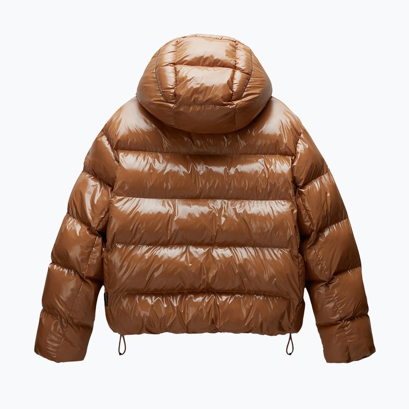 Női bélelt kabát Napapijri A-Glane brown tobacco 8