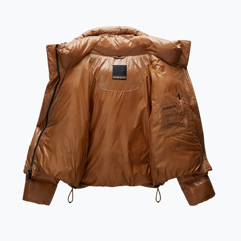 Női bélelt kabát Napapijri A-Glane brown tobacco 9