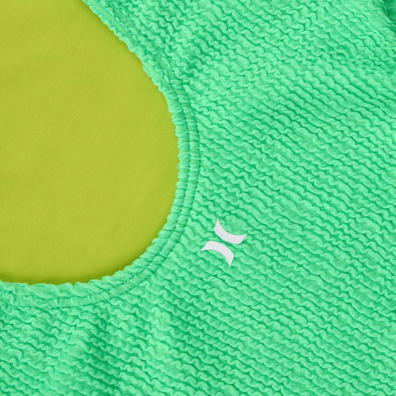 Hurley Solid Scrunch Moderate One Piece tengerzöld női fürdőruha 3