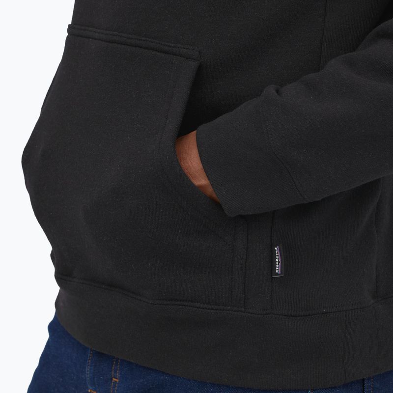 Patagonia Boardshort Logo Uprisal Hoody tinta fekete 9