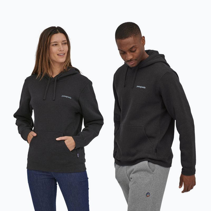 Patagonia Fitz Roy Icon Uprisal Hoody melegítőfelső tinta fekete 2