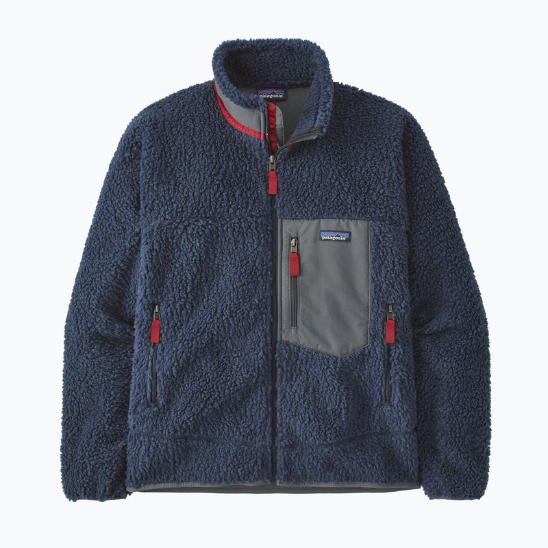 Férfi melegítőfelső Patagonia Classic Retro-X new navy w/wax red 8
