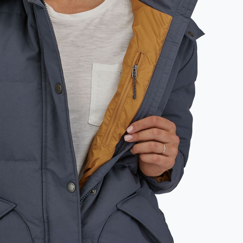 Női pehelykabát Patagonia Downdrift Parka smolder blue 7