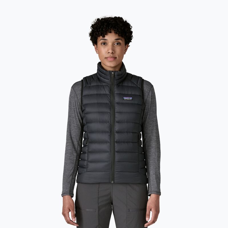 Női ujjatlan Patagonia Down Sweater black