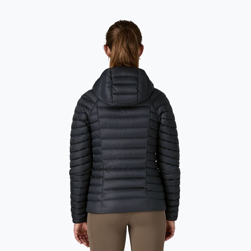Női pehelykabát Patagonia Down Sweater Hoody fekete 3