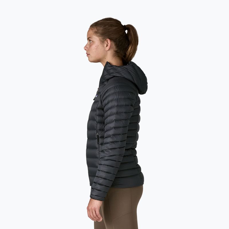 Női pehelykabát Patagonia Down Sweater Hoody fekete 4