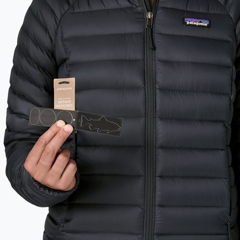 Női pehelykabát Patagonia Down Sweater Hoody fekete 6