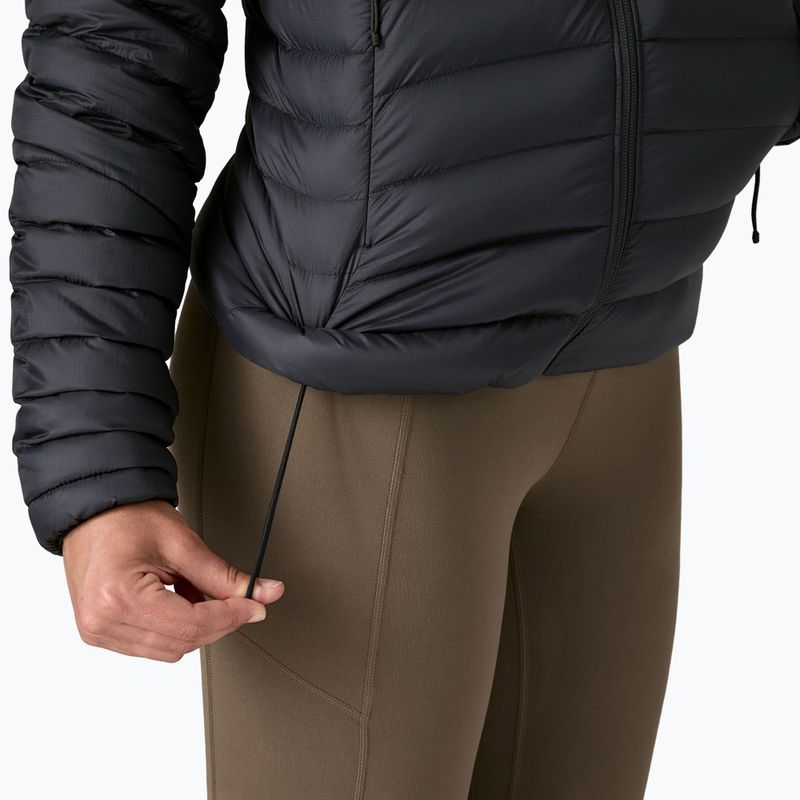 Női pehelykabát Patagonia Down Sweater Hoody fekete 7