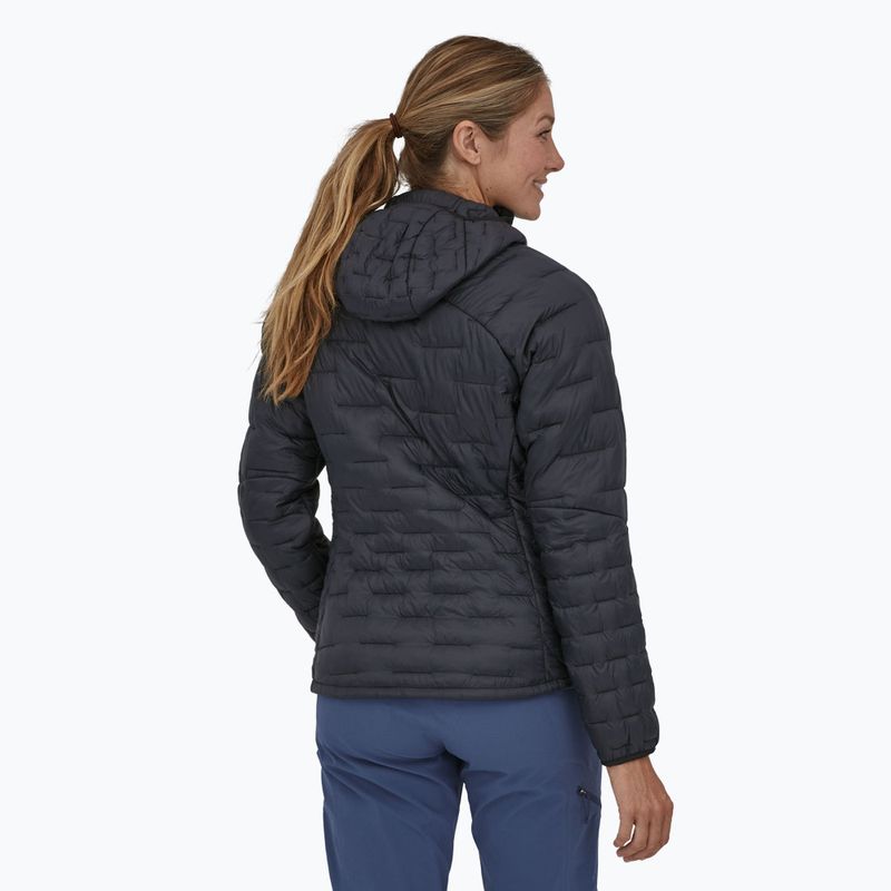 Női szigetelt dzseki Patagonia Micro Puff Hoody fekete 2