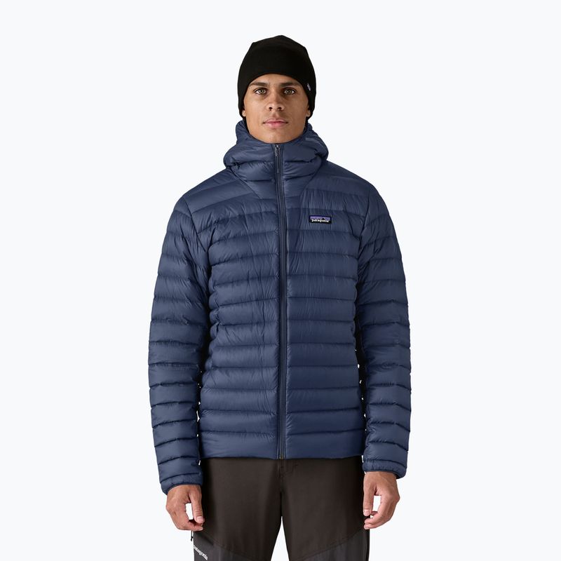 Férfi Patagonia Down Sweater Hoody új navy