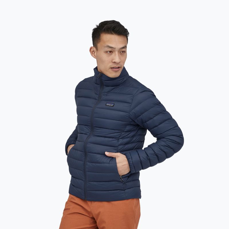 Férfi Patagonia Down Sweater kabát új navy