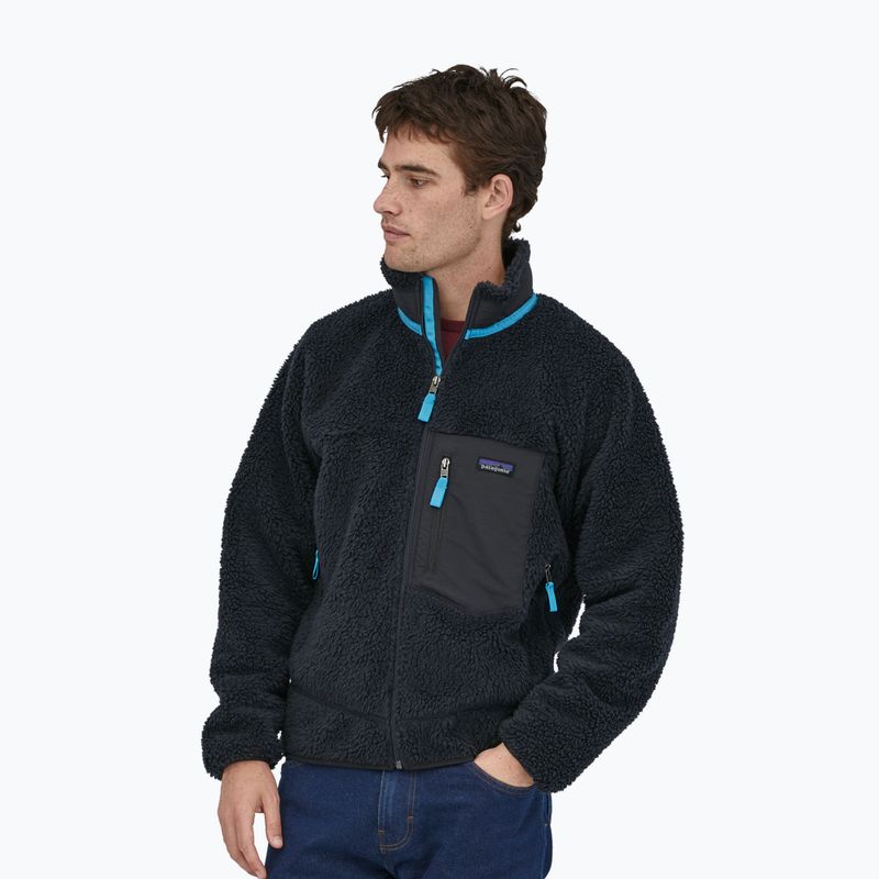 Férfi melegítőfelső Patagonia Classic Retro-X pitch blue