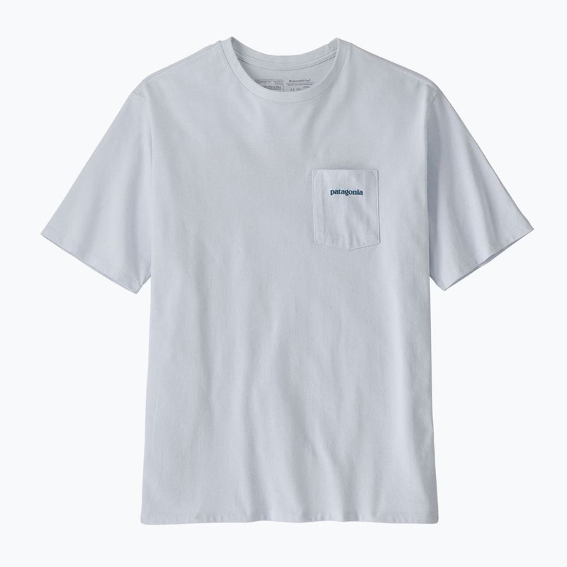 Férfi Patagonia Boardshort Logo Pocket T-shirt Responsibili fehér 4