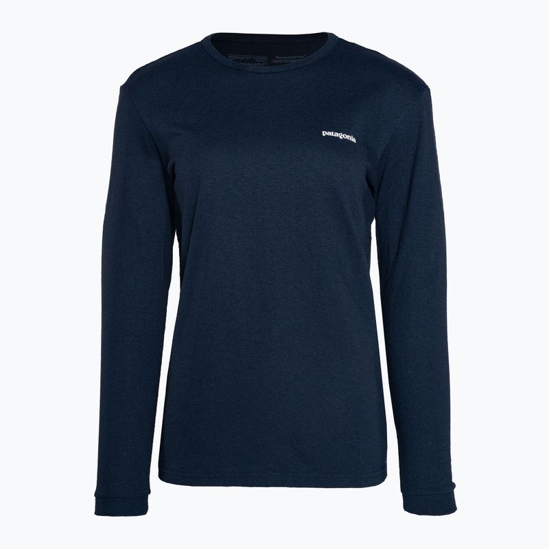 Női trekking póló Patagonia P-6 Logo Responsibili-Tee LS tidepool kék 3
