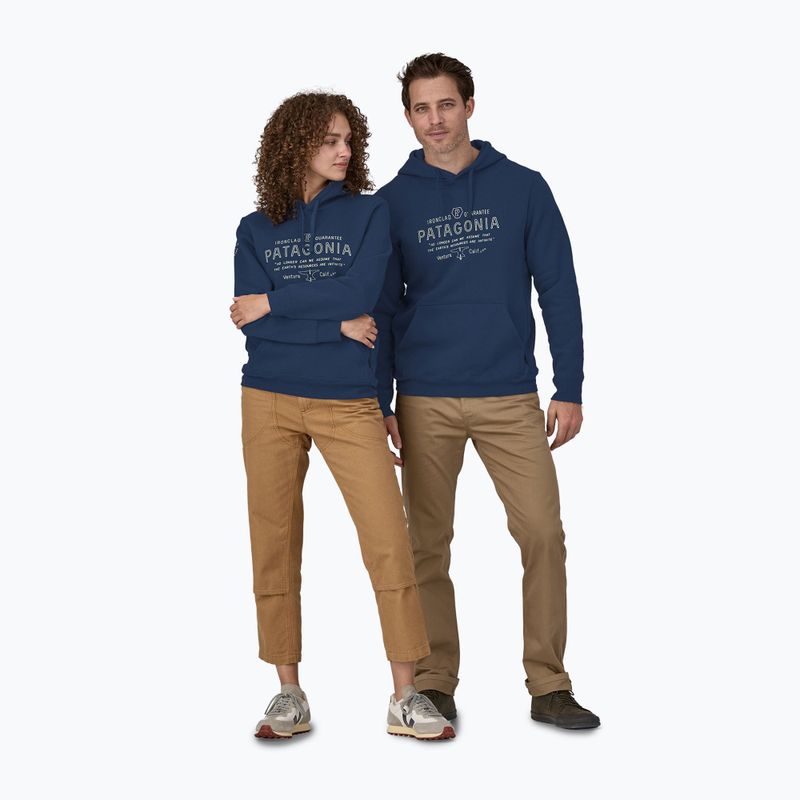 Férfi pulóver Patagonia Forge Mark Uprisal Hoody lagom blue 5