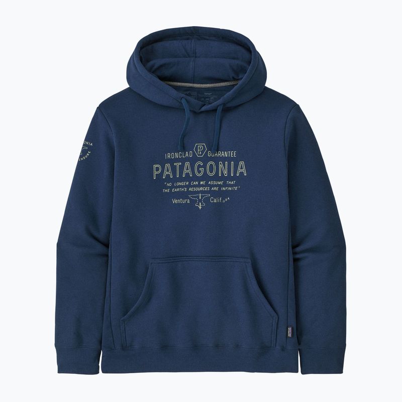 Férfi pulóver Patagonia Forge Mark Uprisal Hoody lagom blue 6
