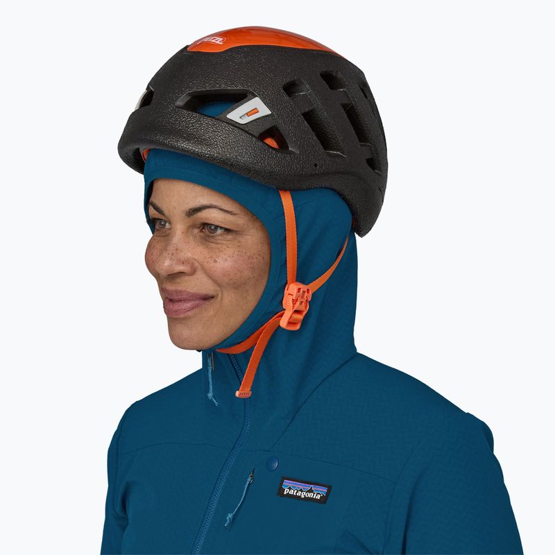 Női softshell dzseki Patagonia R1 CrossStrata Hoody lagom kék 4