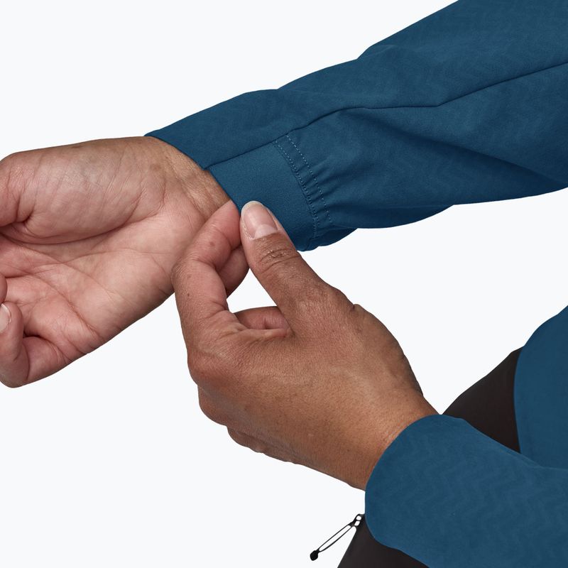 Női softshell dzseki Patagonia R1 CrossStrata Hoody lagom kék 9