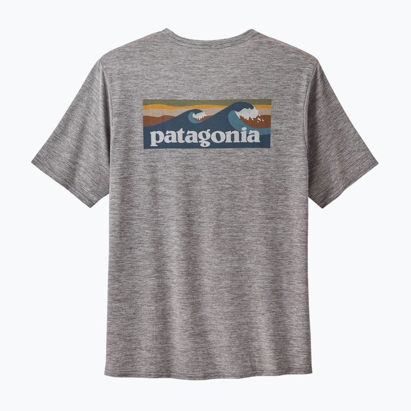 Férfi póló Patagonia Cap Cool Daily Graphic Shirt Waters boardshort logo abalone blue/grey 4