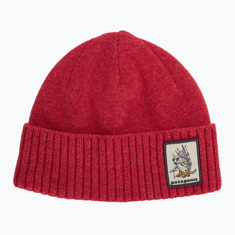 Patagonia Brodeo Beanie fun hogs armadillo/touring piros trekking sapka 5