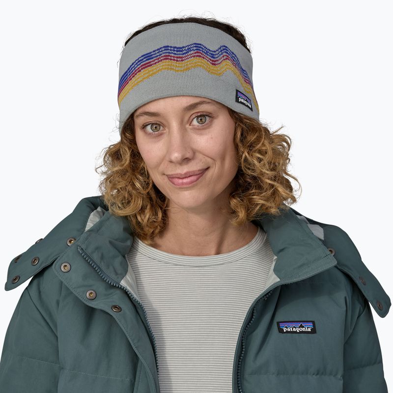 Patagonia női fejpánt Powder Town ridge rise/sleet zöld