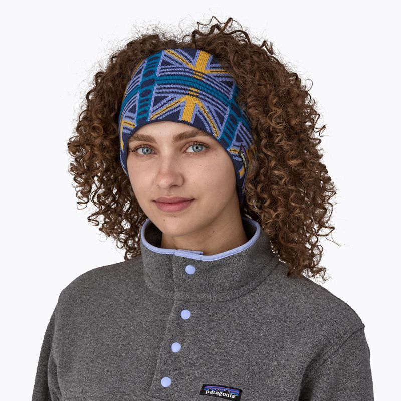 Patagonia Powder Town snow beam/pale periwinkle női fejpánt 2