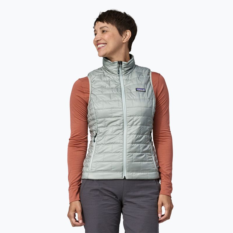 Női ujjatlan Patagonia Nano Puff sleet green