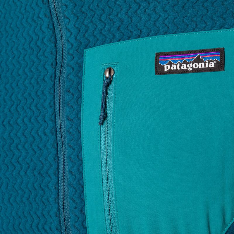 Férfi melegítőfelső Patagonia R1 Air Zip Neck lagom blue 5