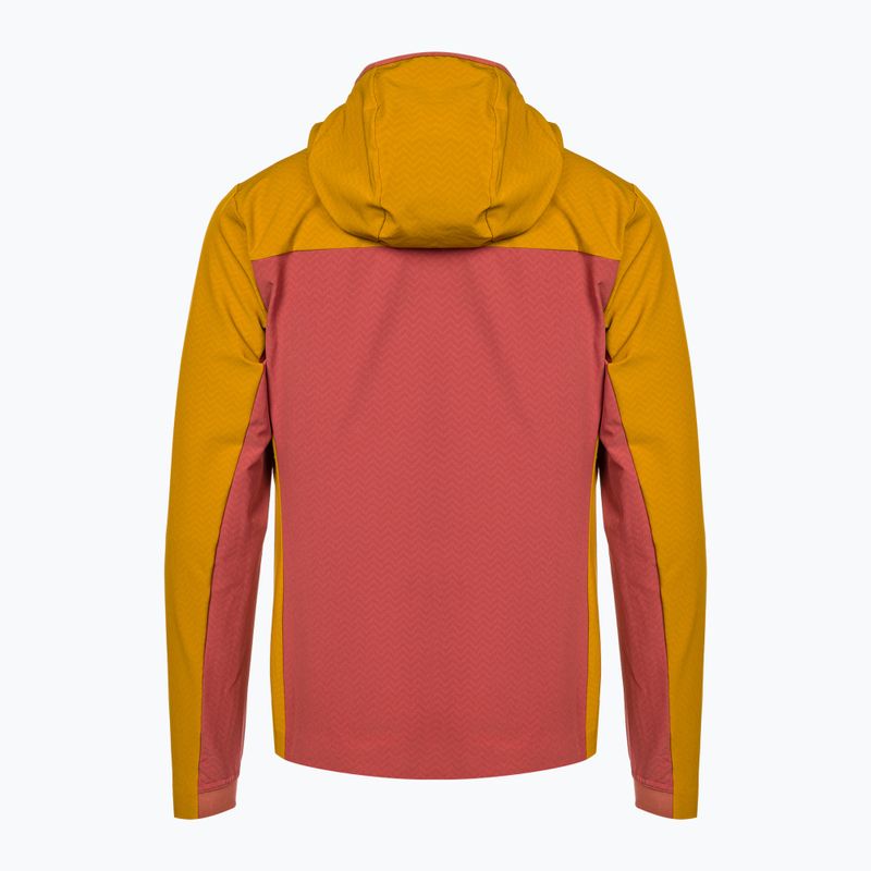 Női softshell dzseki Patagonia R1 CrossStrata Hoody burl piros 2