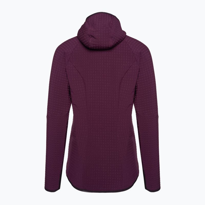 Női softshell dzseki Patagonia R2 TechFace Hoody night plum 2