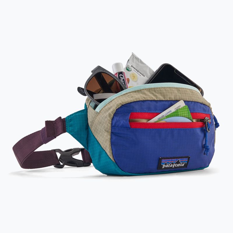 ÖvtáskaPatagonia Ultralight Black Hole Mini Hip Pack 1 l patchwork/belay blue 4