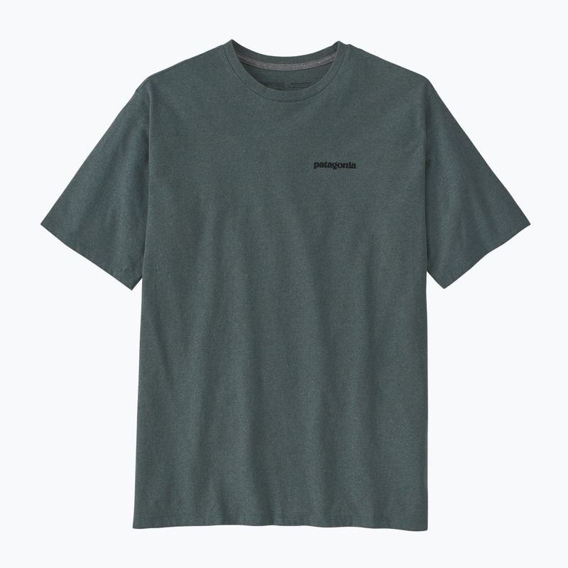 Férfi Patagonia P-6 Logo Responsibili-Tee trekking póló nouveau zöld 3