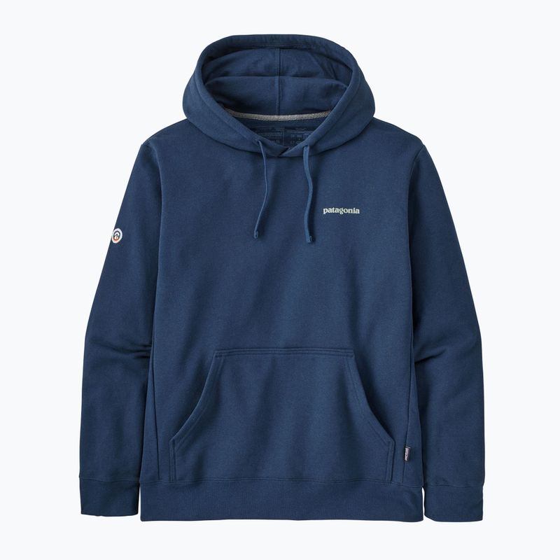 Patagonia Fitz Roy Icon Uprisal Hoody lagom kék melegítőfelső 3