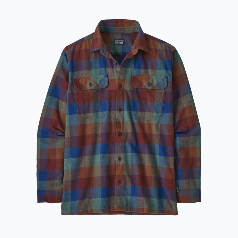 Férfi póló Patagonia Organic Cotton MW Fjord Flannel guides/superior blue 4