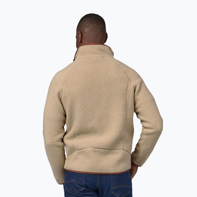 Férfi melegítőfelső Patagonia Retro Pile el cap khaki w/sisu brown 2