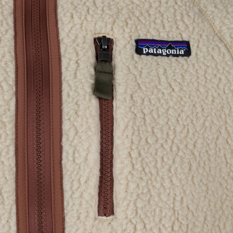 Férfi melegítőfelső Patagonia Retro Pile el cap khaki w/sisu brown 9