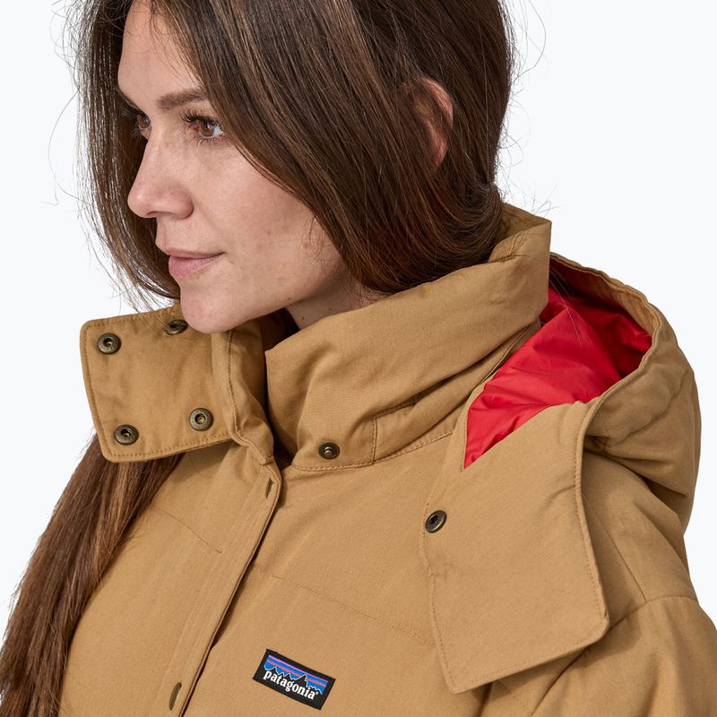 Női pehelykabát Patagonia Cotton Down Parka nest brown 5