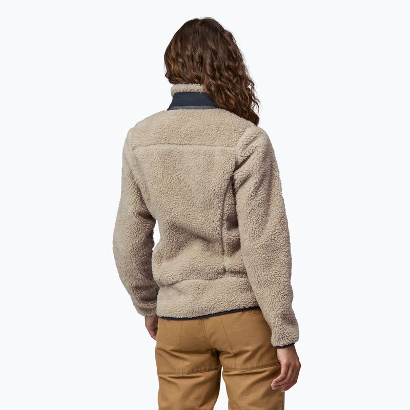Női polár pulóver Patagonia Classic Retro-X natural/smolder blue 3