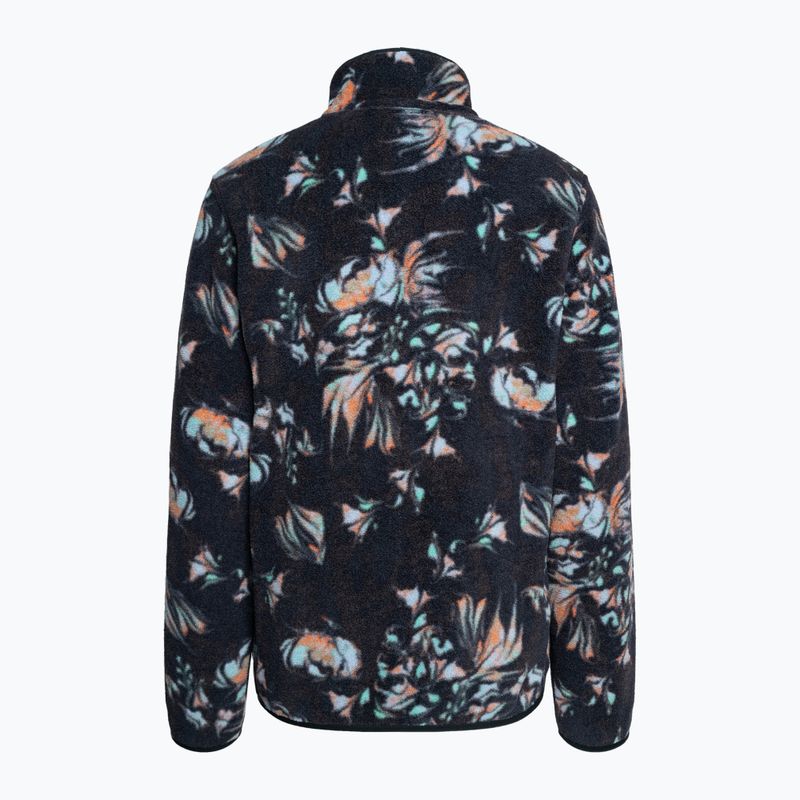 Patagonia női fleece pulóver LW Synch Snap-T P/O swirl floral/pitch blue 2