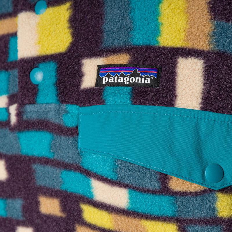 Patagonia férfi fleece pulóver LW Synch Snap-T P/O fitz roy patchwork/belay kék 5