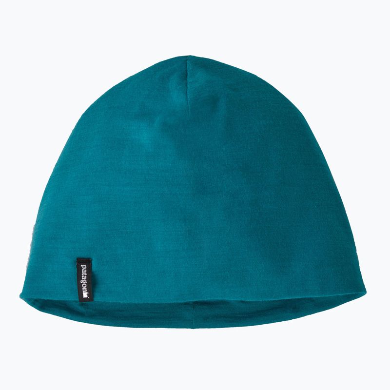 Téli sapka Patagonia Overlook Merino Wool Liner Beanie belay blue