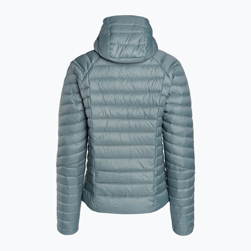 Női Patagonia Down Sweater Hoody nouveau zöld 2