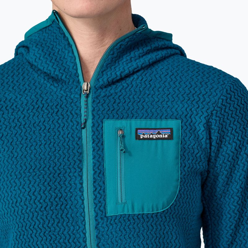 Női trekking pulóver Patagonia R1 Air Full-Zip lagom blue 5