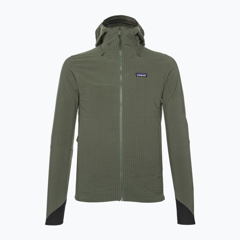 Férfi softshell dzseki Patagonia R1 TechFace Hoody basin green