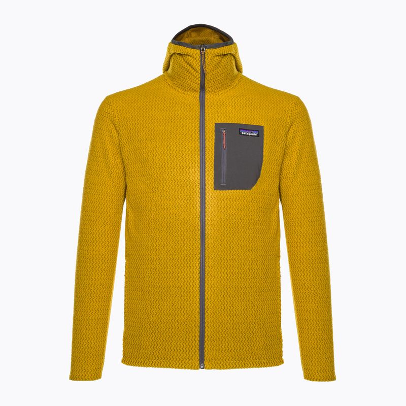 Férfi Patagonia R1 Air Full-Zip fleece pulóver kozmikus arany