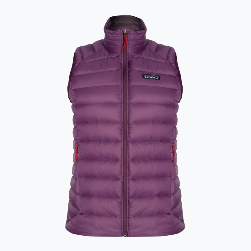 Női ujjatlan Patagonia Down Sweater night plum