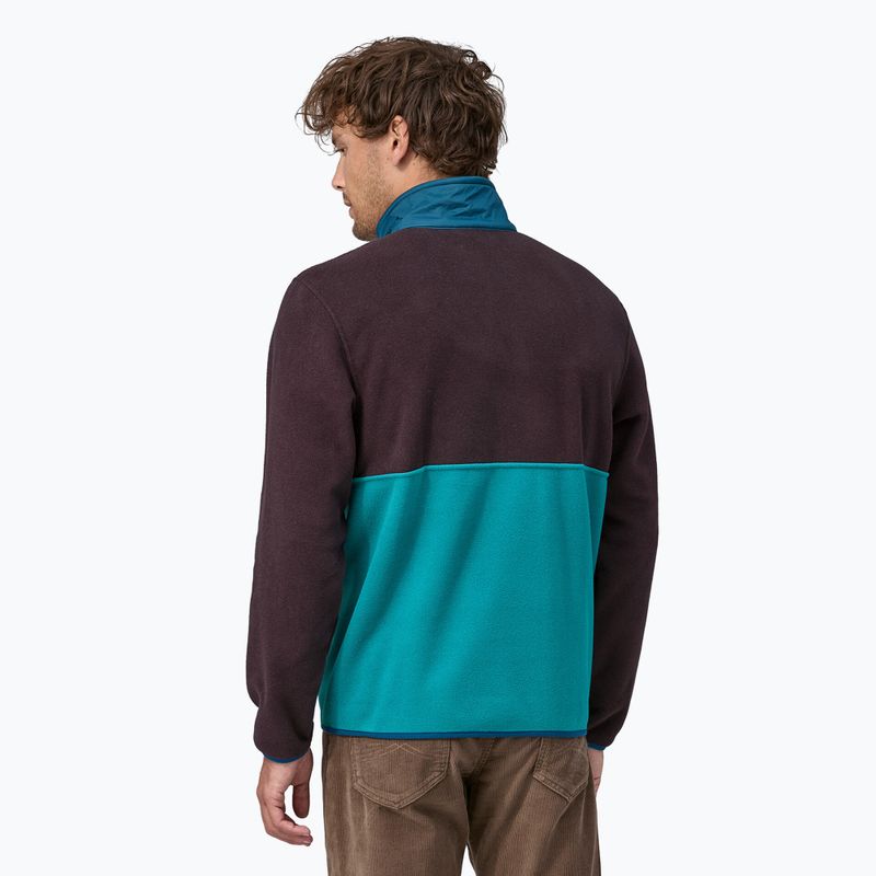 Férfi Patagonia Microdini 1/2 Zip P/O fleece pulóver belay kék 3