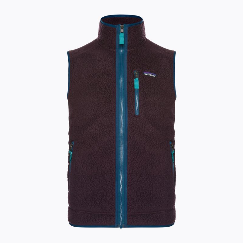 Férfi ujjatlan Patagonia Retro Pile Fleece obsidian plum
